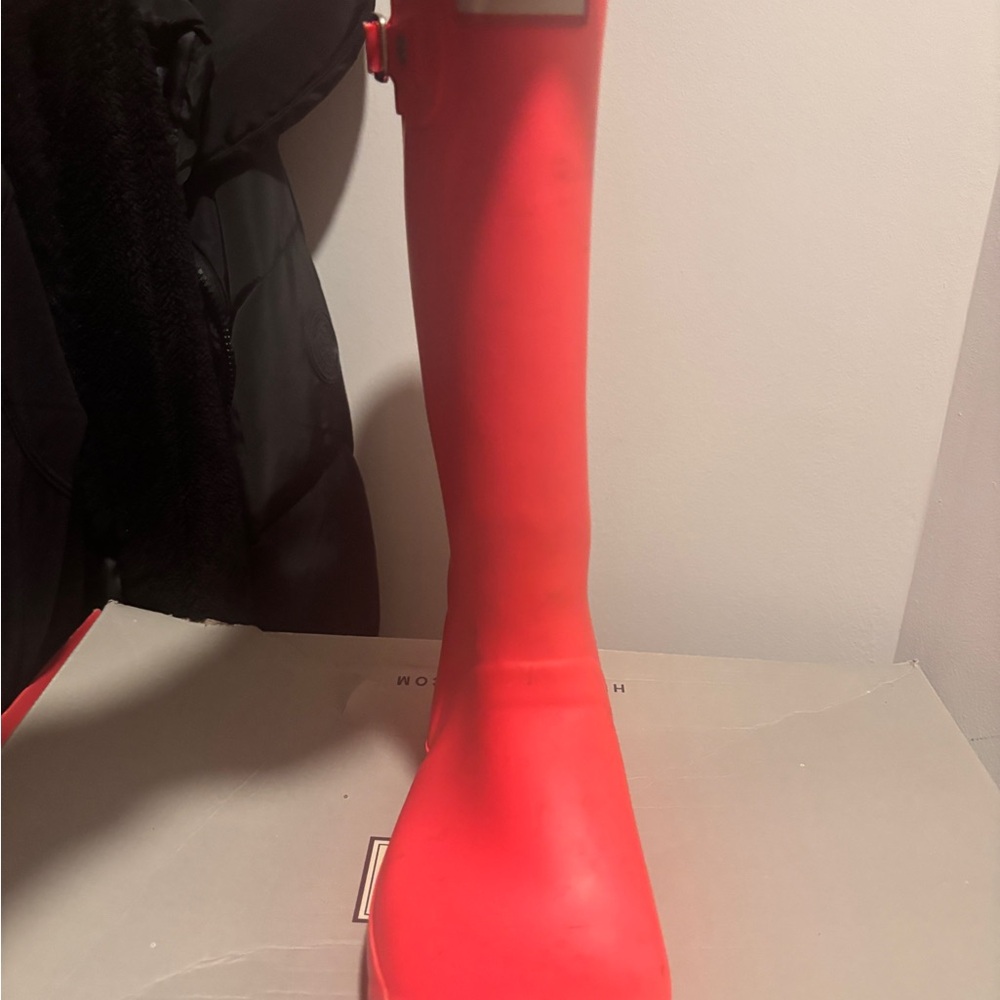 Hunter Pink Tall Rain Boots